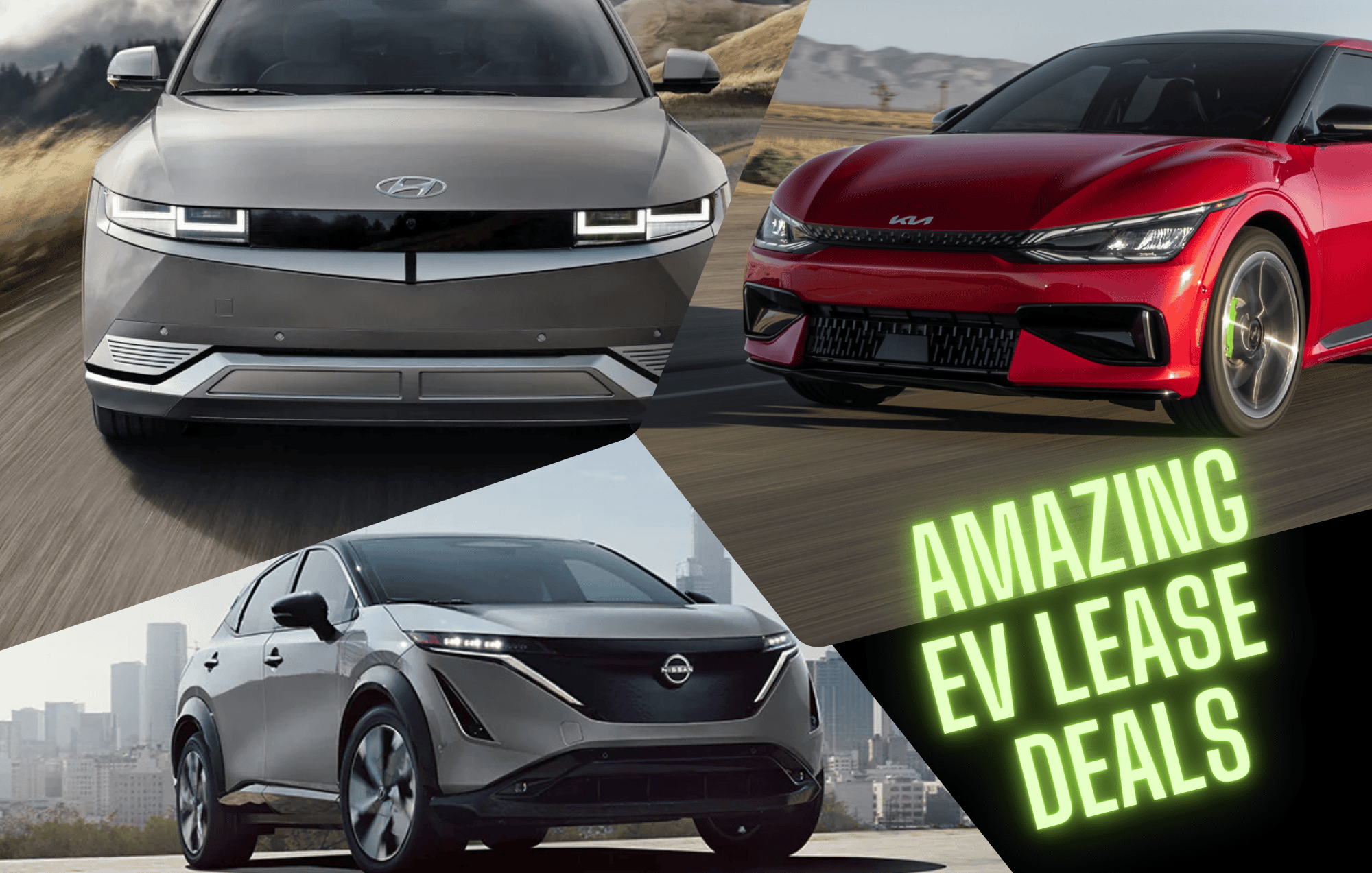 Amazing EV lease deals