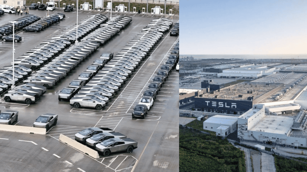 Thousands of unsold Tesla Cybertrucks