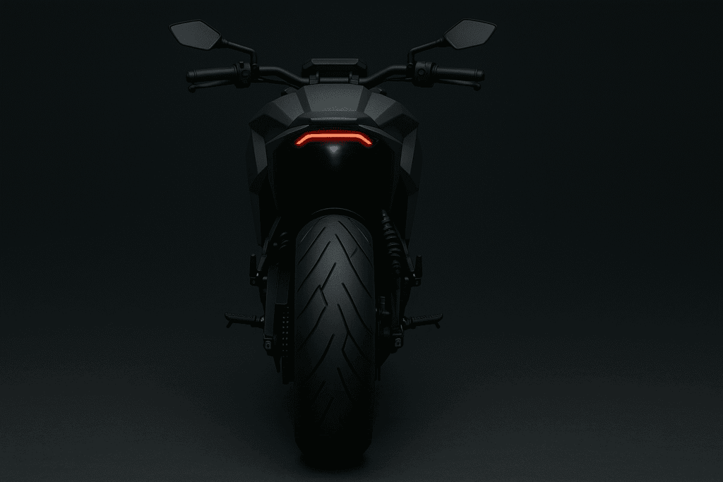 tesla cyberbike rear