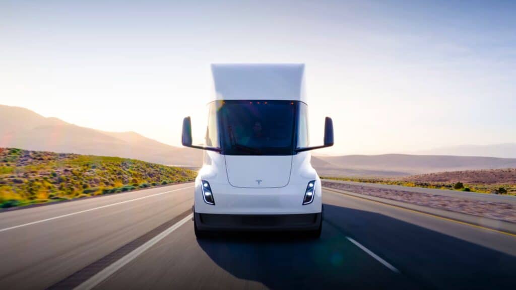 tesla semi front View