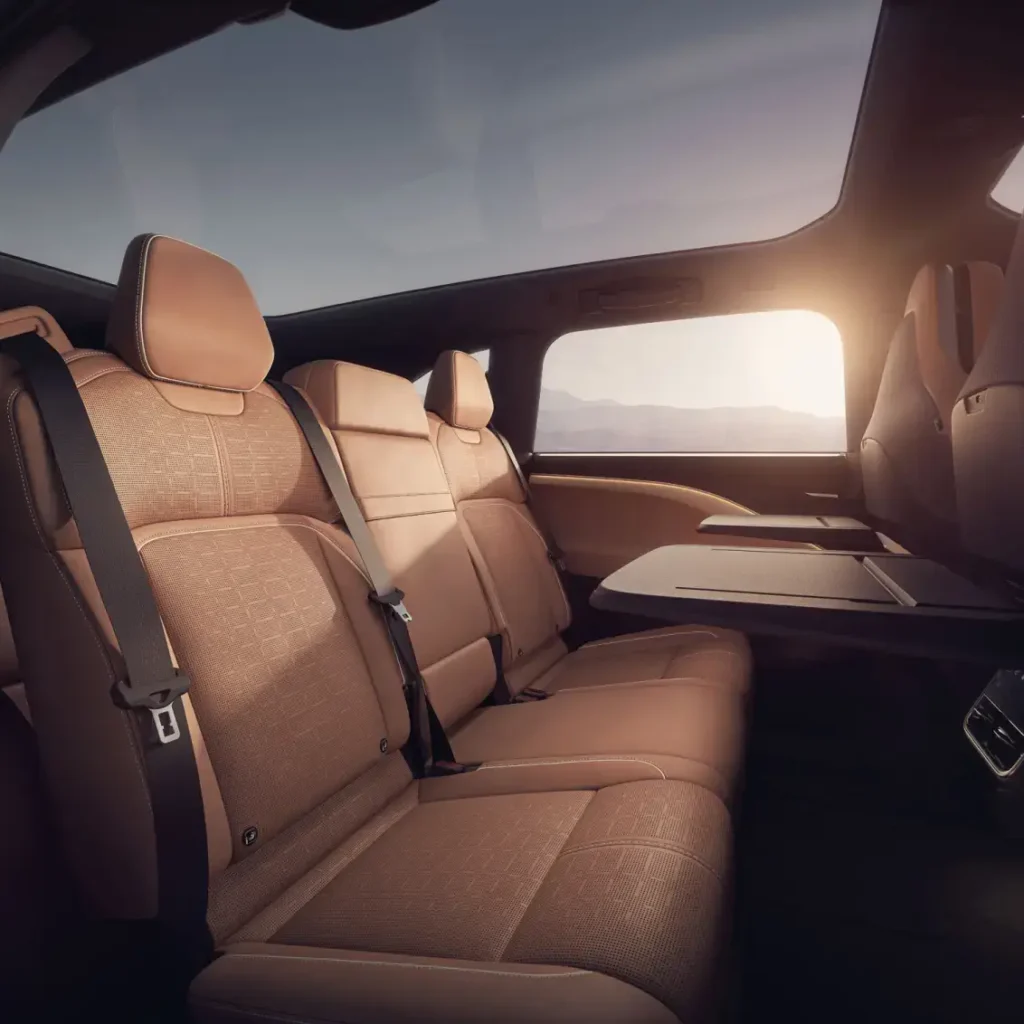 lucid gravity back seats