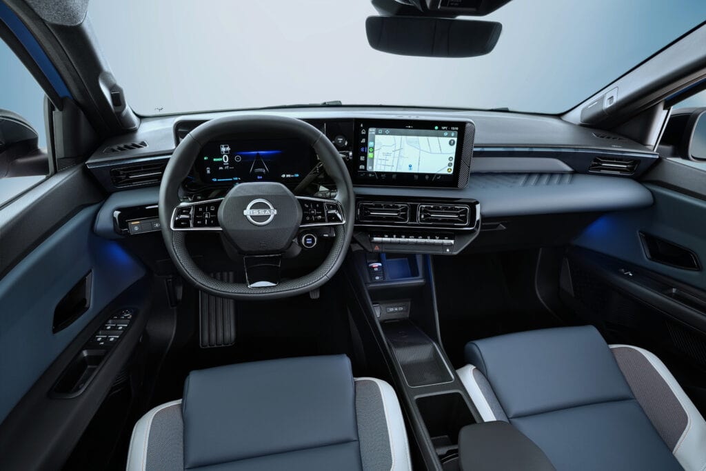 dashboard of nissan micra ev