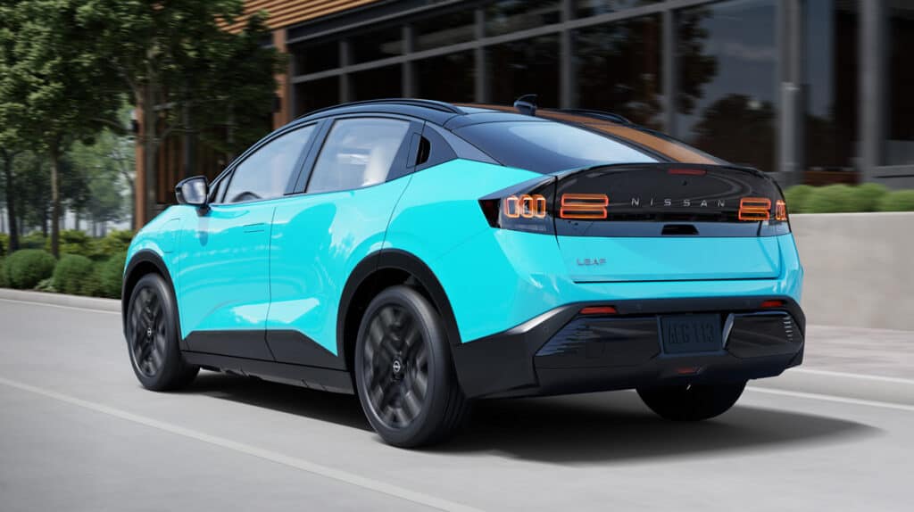 2026 nissan leaf rear