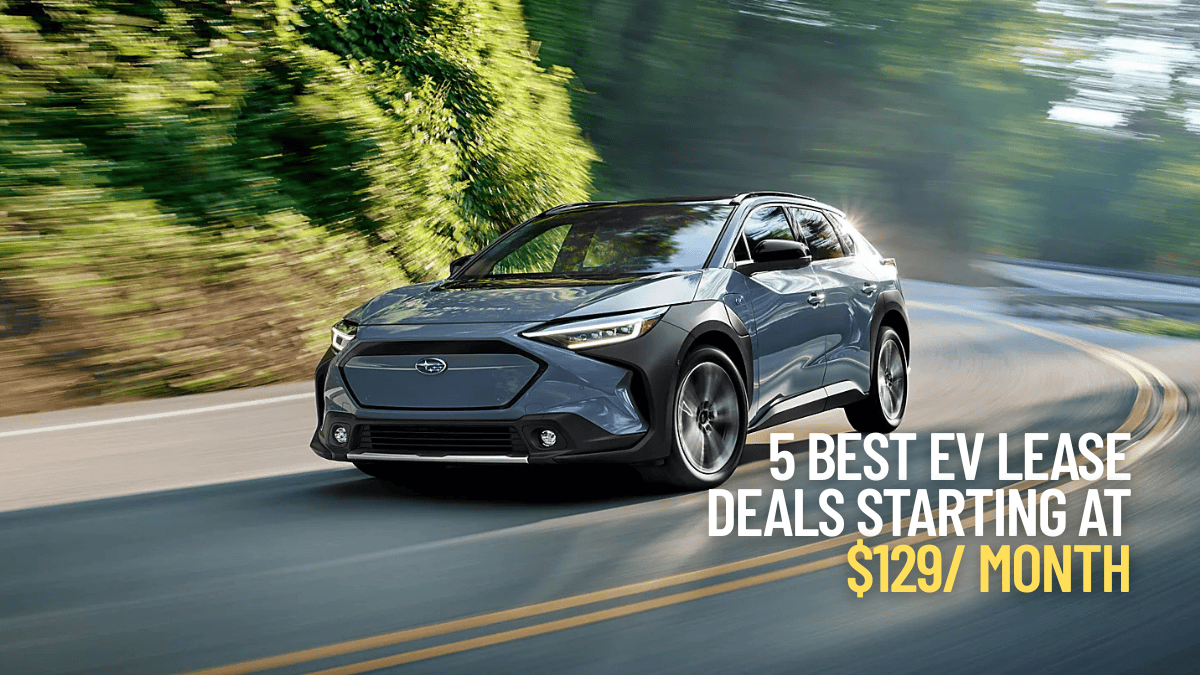 5 Best EV Lease Deals right now