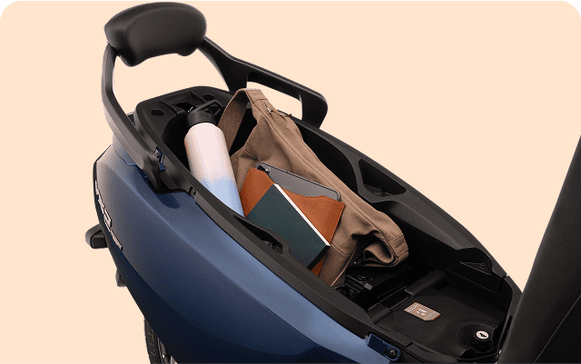 Hero Vida VX2 Boot Space