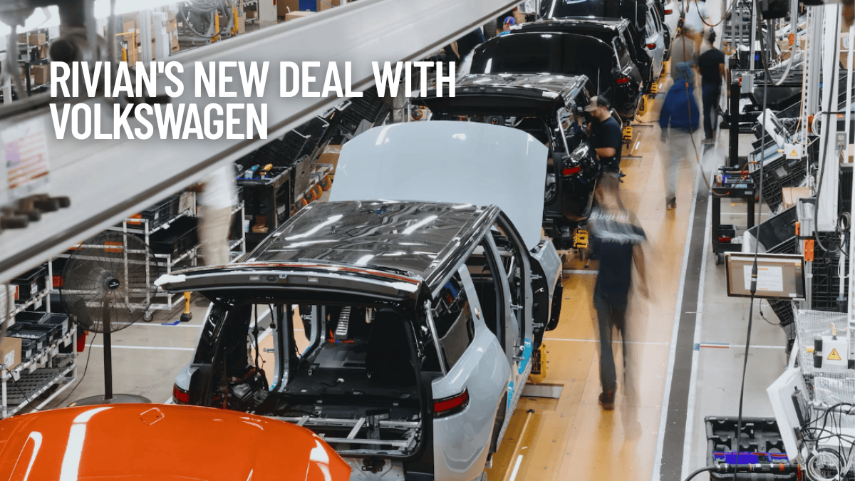 Rivian new deal with Volkswagen