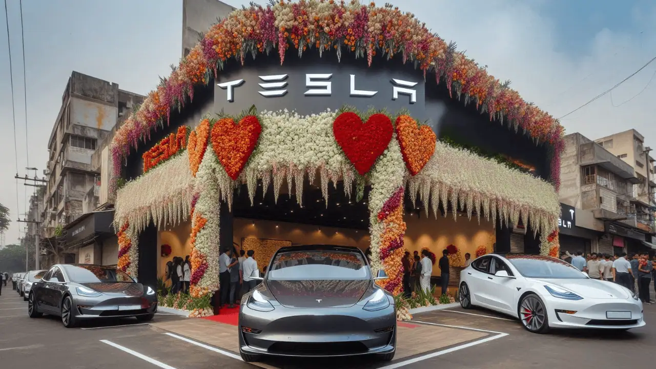 Tesla Showroom India